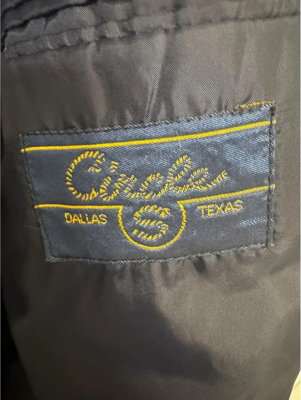 Vintage Circle S Dallas Texas Denim Western Blazer Jacket Men’s 42R Blue‎ Cowboy